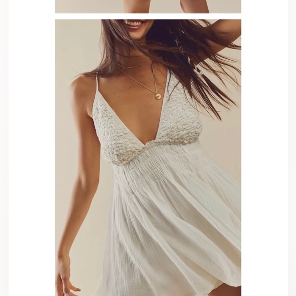 Free People Dresses & Skirts - Free People Forever Favorite Mini Ivory sz L